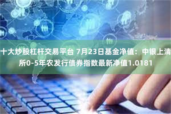 十大炒股杠杆交易平台 7月23日基金净值：中银上清所0-5年农发行债券指数最新净值1.0181