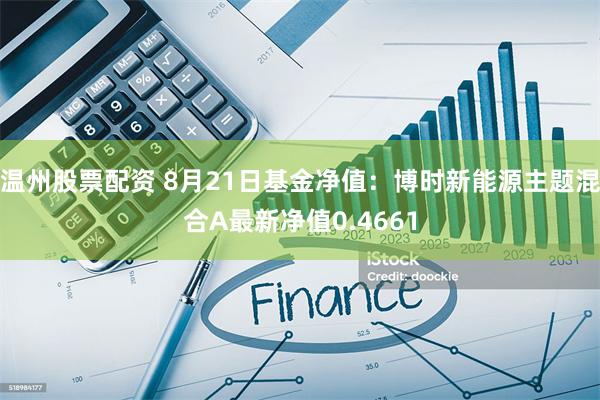 温州股票配资 8月21日基金净值：博时新能源主题混合A最新净值0.4661