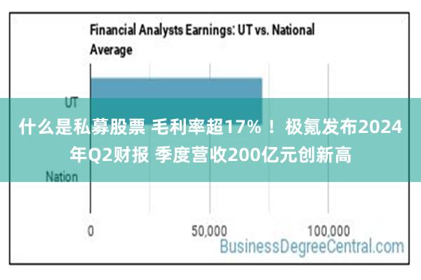 什么是私募股票 毛利率超17% ！极氪发布2024年Q2财报 季度营收200亿元创新高