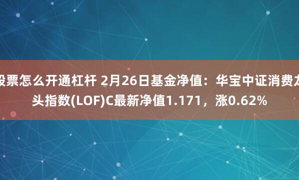 股票怎么开通杠杆 2月26日基金净值：华宝中证消费龙头指数(LOF)C最新净值1.171，涨0.62%